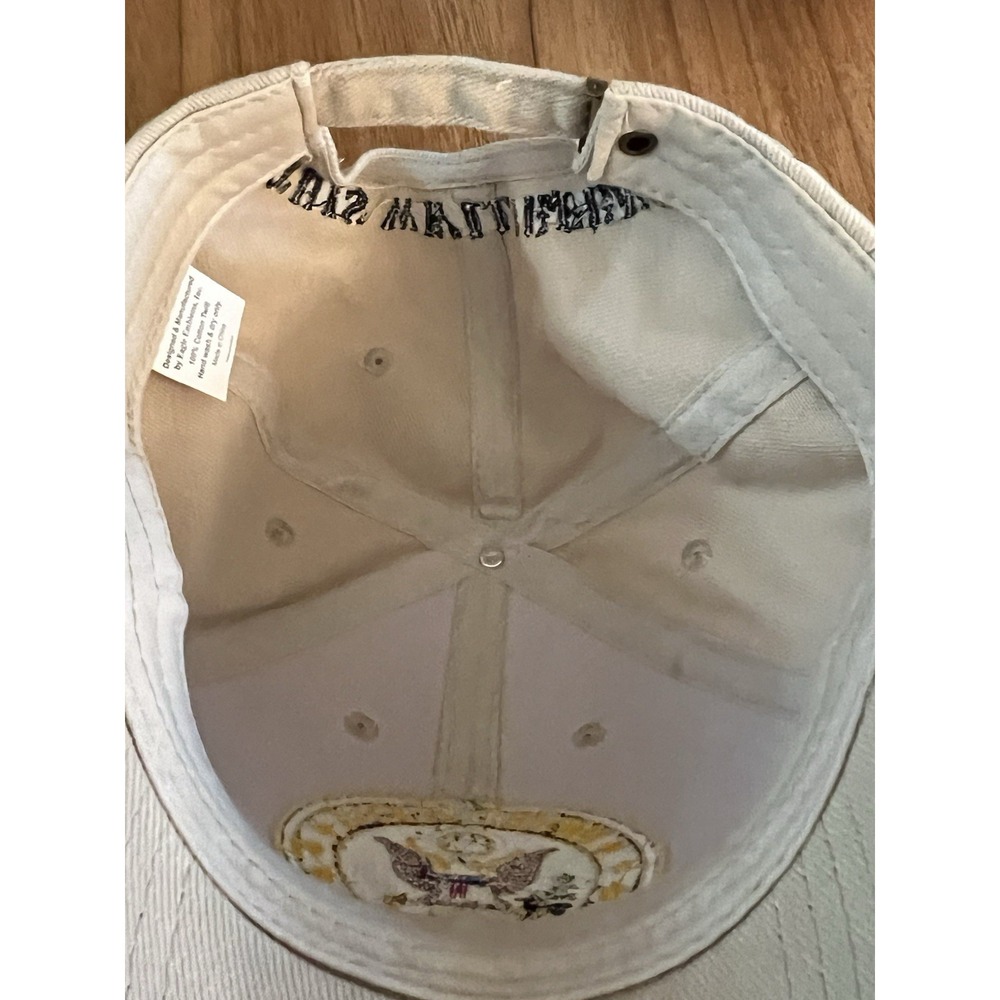 Eagle Emblems‎ US Army Khaki Cotton Adjustable Cap Hat Army Emblem Slogan - Picture 5 of 6